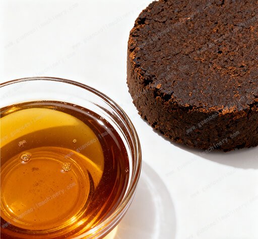 Crude palm oil and oil cakes