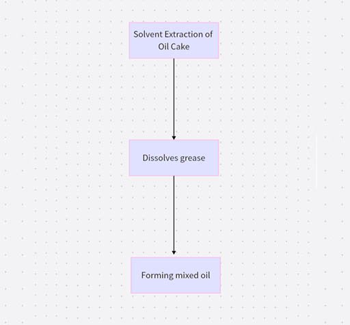 Solvent Extraction of Oil Cake Process