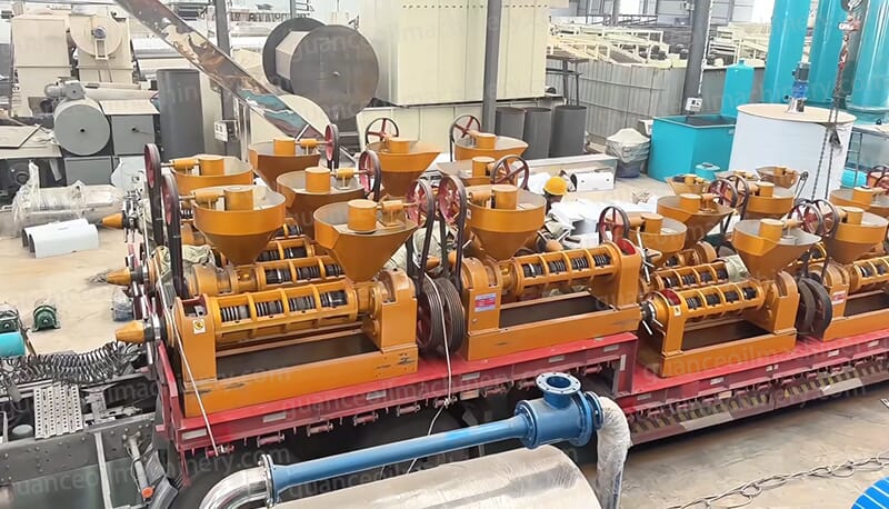 15 Palm Oil Screw Press Exported to Nigeria