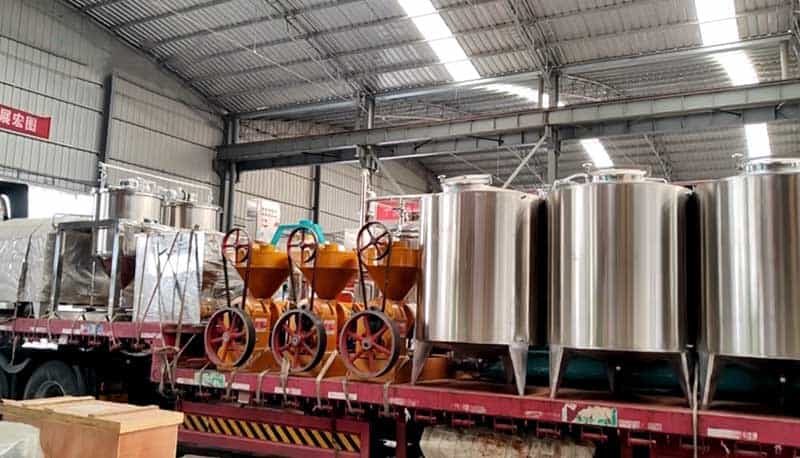 Olive Oil Refining Equipment Delivery