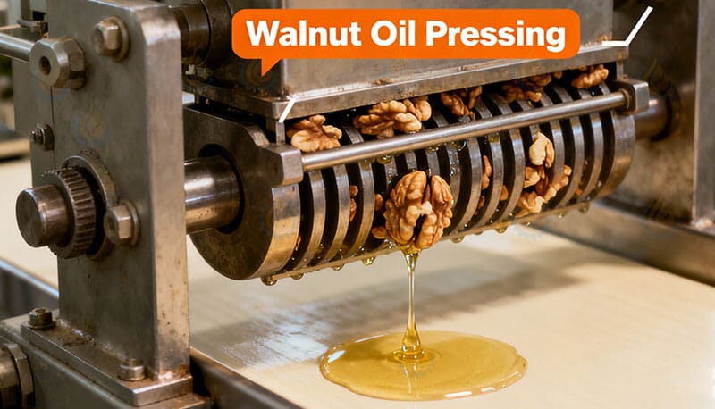 walnut pressing