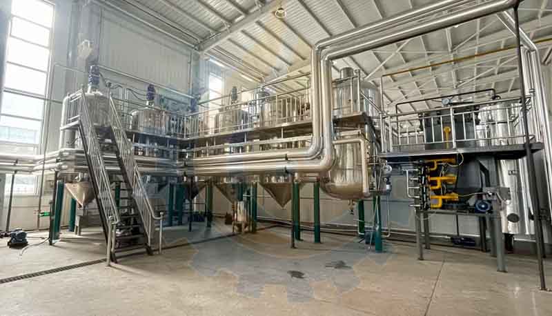 1–20 TPD Batch-Type Sunflower Oil Refinery Plant