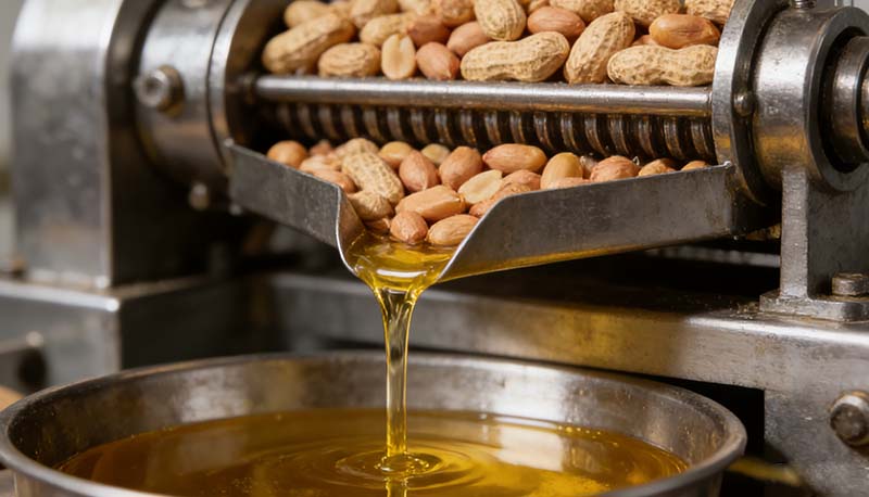 Groundnut Oil Pressing