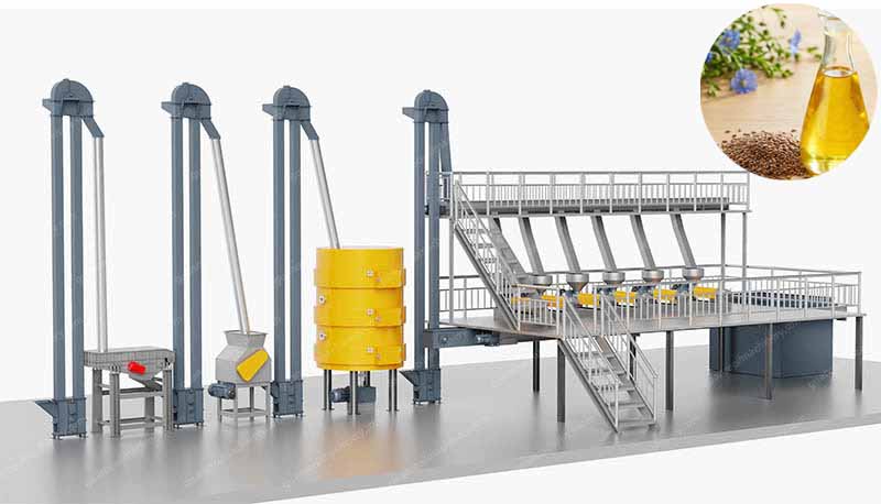 Industrial Flaxseed Oil Pressing Machine