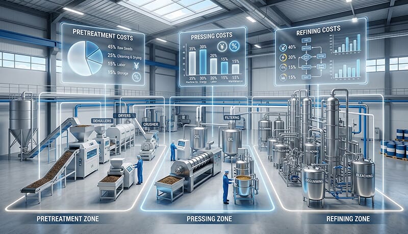Understanding the Cost Components of a Tea Seed Oil Processing Plant