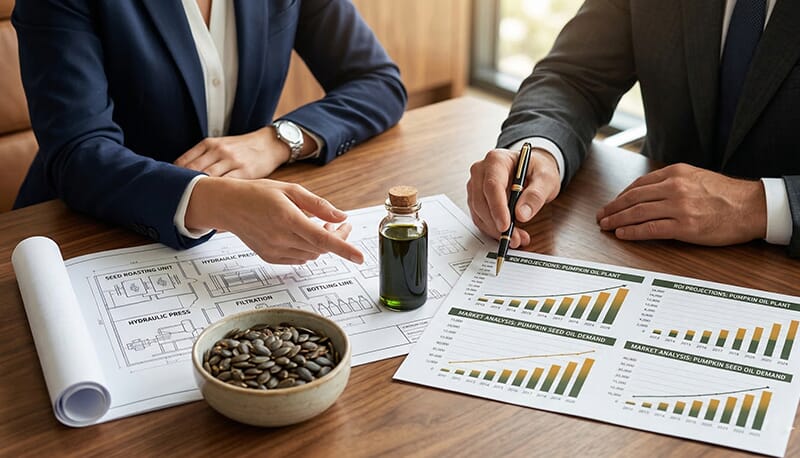 Consultation for Pumpkin Seed Oil Processing Plant Cost and ROI analysis