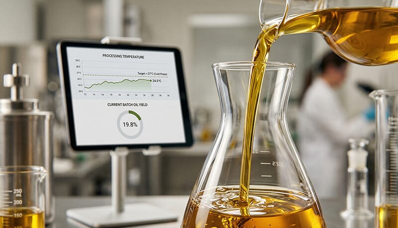 Golden Extra Virgin Olive Oil Quality Control and Technical Specifications
