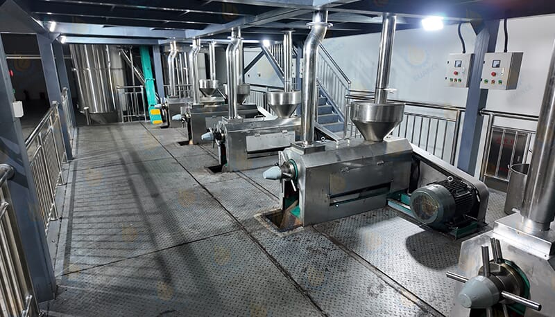 Guance Machinery industrial mustard seed oil processing plant layout