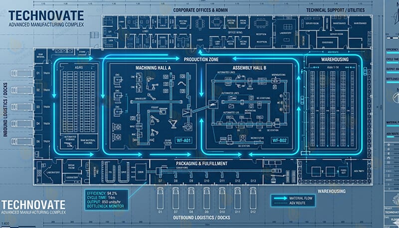 Industrial Soybean Oil Processing Plant Layout